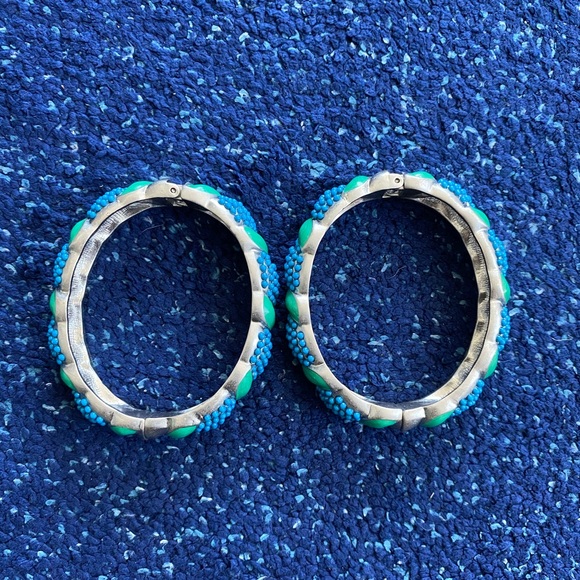 Set of two magnetic enamel bangles - Picture 3 of 6